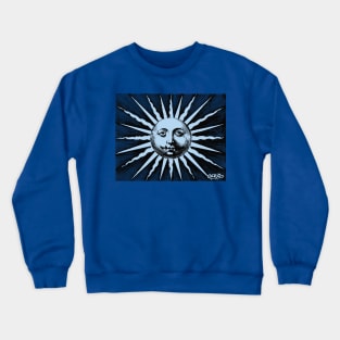 Sun-Blue Crewneck Sweatshirt